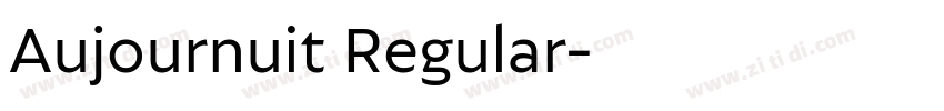 Aujournuit Regular字体转换 Aujournuit Regular字体转换